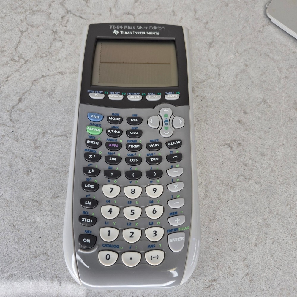 Texas Instruments TI-84 Plus Silver Edition Graphing Calculator Tested